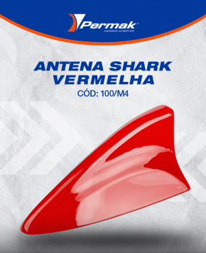 Antena Shark Vermelha