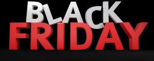 Palavra Black Friday, ilustrando artigo sobre site que suporta usuários da Black Friday evita prejuízos